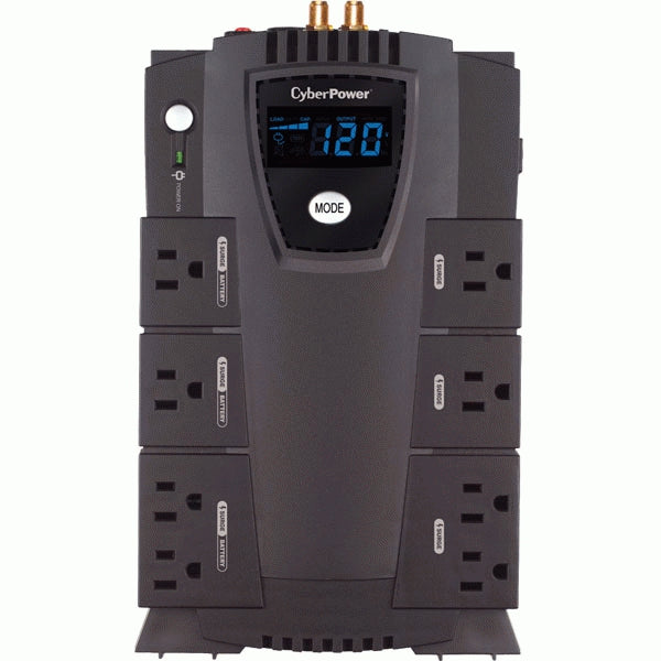 CyberPower CP825AVRLCD uninterruptible power supply (UPS) Line-Interactive 0.825 kVA 450 W
