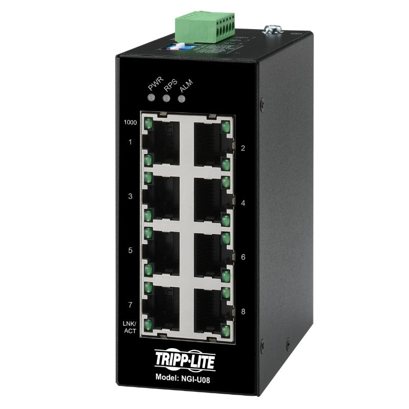 Tripp Lite Switch Industrial Unmanaged 8-Port Gigabit