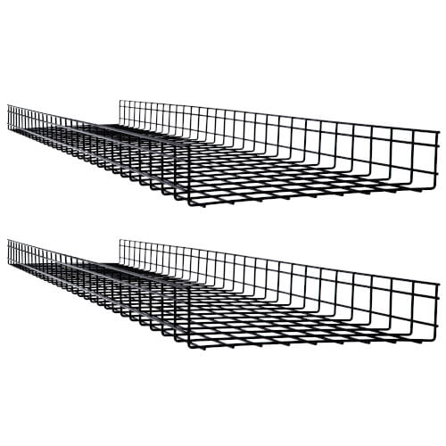 Tripp Lite Cable Tray Wire Mesh (18 in. x 4 in. x 5 ft.), 2-Pack