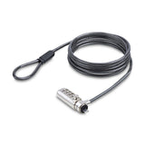 StarTech.com Slim Lock Noble Wedge® Slot Compatible, 5ft (1.5m) Locking Cable, Anti-Theft Security For Laptop/Notebook, Cut-Resistant Steel Cable, Combo Lock, TAA