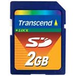 Transcend 2GB Secure Digital (SD) Flash Card