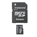 TRANSCEND 2GB MICRO SD W/ADAPTER