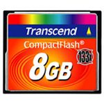 TRANSCEND 8GB CF CARD (133X)