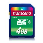 TRANSCEND 4GB SDHC  (CLASS 4)