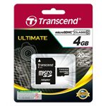 TRANSCEND 4GB MICROSDHC CARD (CLASS10)