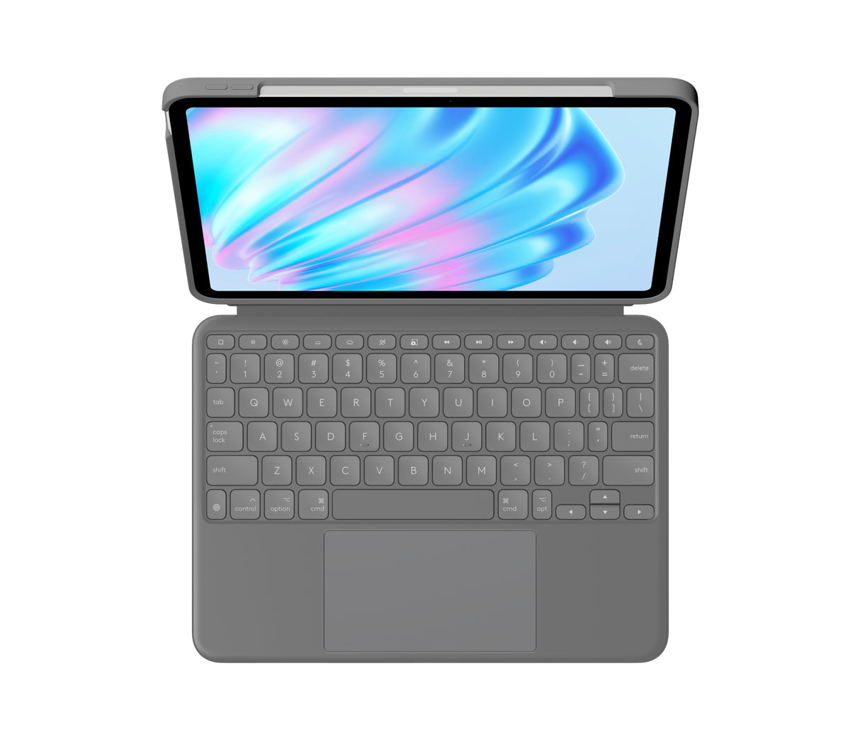 Logitech Combo Touch for iPad Air 11-inch (M2 & M3), iPad Air (5th gen) QWERTY English Smart Connector Grey