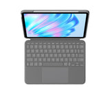 Logitech Combo Touch for iPad Air 11-inch (M2 & M3), iPad Air (5th gen) QWERTY English Smart Connector Grey