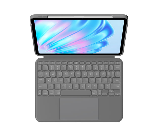 Logitech Combo Touch for iPad Air 11-inch (M2 & M3), iPad Air (5th gen) QWERTY English Smart Connector Grey