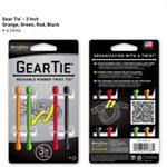 NITE IZE GEAR TIE 3"-ASST. 4PK OGRBLK