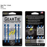 NITE IZE GEAR TIE 3"-BLUE 4PK