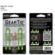 NITE IZE GEAR TIE 6"- LIME 2PK