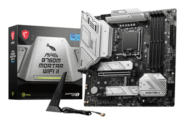 MSI MAG B760M MORTAR WIFI II DDR5 Intel B760 LGA 1700 micro ATX
