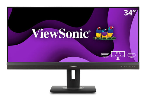 Viewsonic VG Series VG3456A computer monitor 86.4 cm (34") 3440 x 1440 pixels Wide Quad HD LED Black