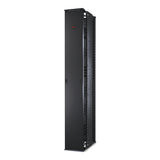 APC Performance, Vertical Cable Manager for 2 & 4 Post Racks, 84"H x 12"W, Double-Sided with Doors