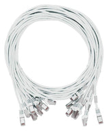Intellinet 744874 networking cable White 0.5 m Cat8.1 U/FTP (STP)