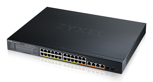 Zyxel XMG1930-30HP network switch Managed L3 2.5G Ethernet (100/1000/2500) Power over Ethernet (PoE) 1U Black