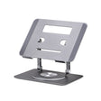 StarTech.com Rotating Laptop Stand, 360 Swivel, Ergonomic Desk Riser for Computer, Elevated Tray w/ Adjustable Tilt, Max 11lb/5kg, Aluminum Build, Portable Design