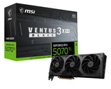 MSI GeForce RTX 5070 Ti 16G VENTUS 3X PZ OC BLACK NVIDIA 16 GB GDDR7