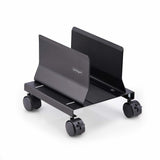 StarTech.com Computer Tower Cart, Rolling Mobile CPU Caddy on Wheels/Casters, Max Load 46.3lb/21kg, Adjustable PC Case Mount, Desktop Floor Stand, Steel Dolly, TAA