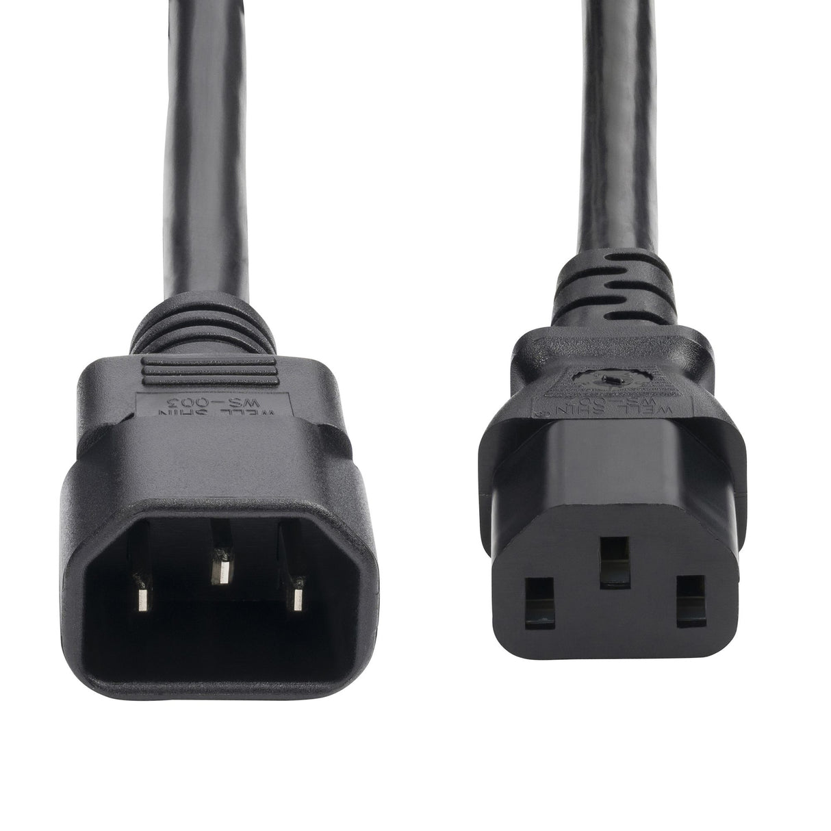 StarTech.com 6ft (1.8m) Power Extension Cord, C14 to C13 PDU Power Cord, 13A 250V, 16AWG, Black Extension Cable, AC Power Cable for PDU/Power Supply, TAA Compliant, UL Listed