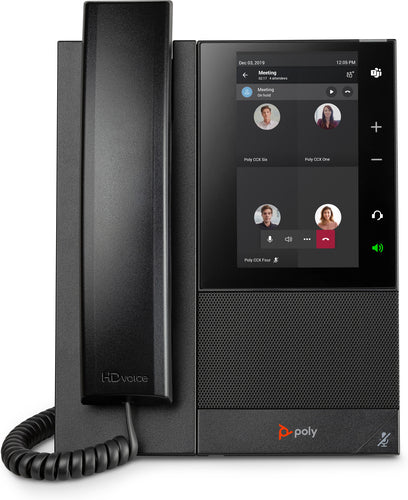 HP Poly CCX 500 Business Media Phone for Microsoft Teams and PoE-enabled