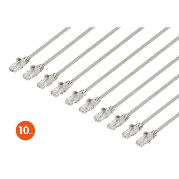 Intellinet 744683 networking cable Grey 1 m Cat6 U/UTP (UTP)