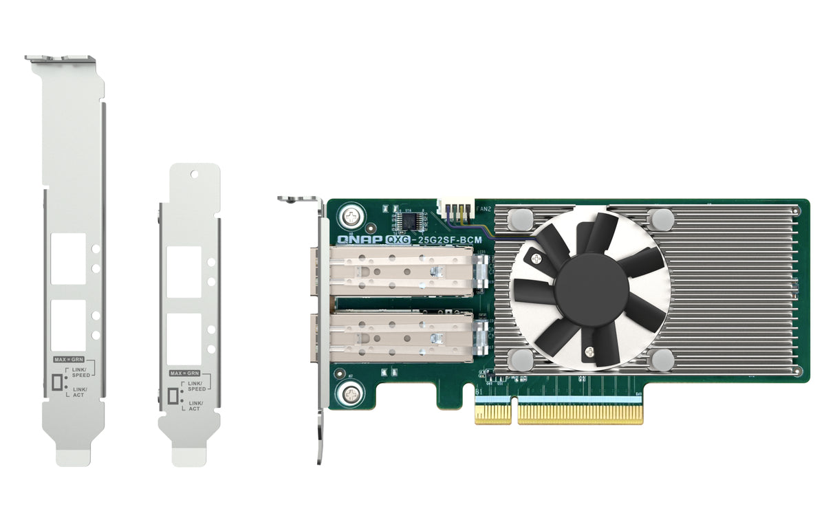 QNAP QXG-25G2SF-BCM network card Internal Fiber 25000 Mbit/s