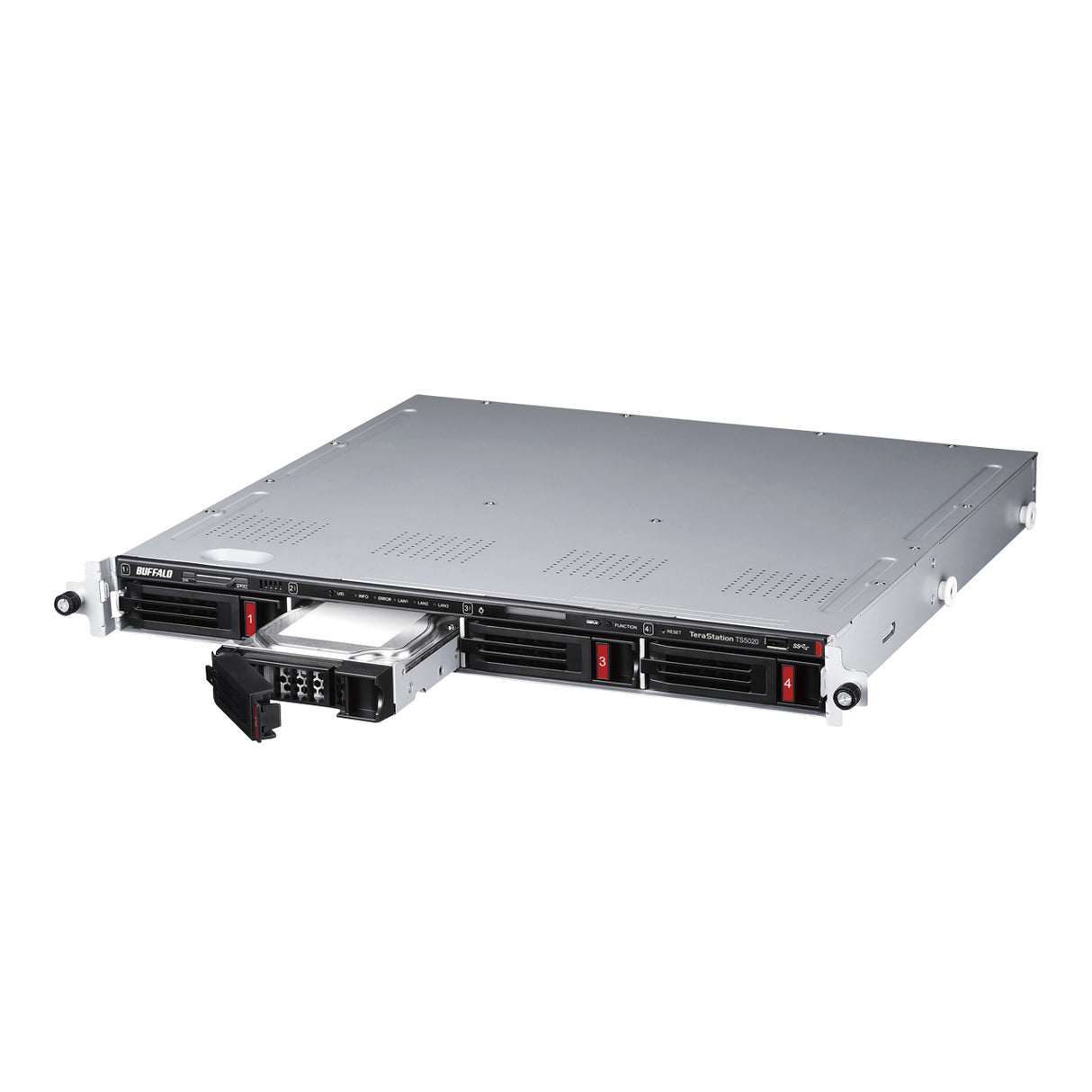 Buffalo TeraStation TS51220RH NAS Rack (2U) Alpine AL524 16 GB DDR4 48 TB HDD Black