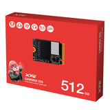XPG SGAMMIXS55-512G-C internal solid state drive 512 GB M.2 PCI Express 4.0 NVMe 3D NAND