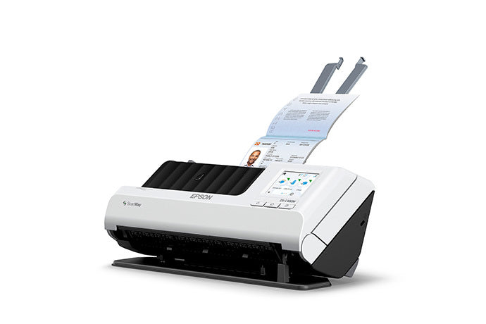 Epson DS-C480W Sheet-fed scanner Black, Grey