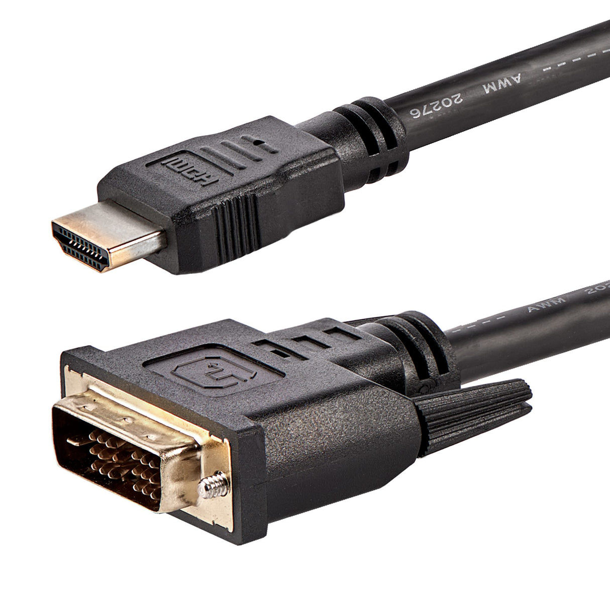 StarTech.com 6ft (1.8m) HDMI to DVI Cable, DVI-D to HDMI Display Cable (1920x1200p), 10 Pack, Black, 19 Pin HDMI to DVI-D Cable Adapter M/M, Digital Monitor Cable, DVI to HDMI Cord