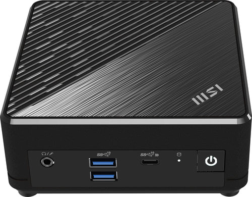 MSI Cubi N ADL Intel N100 Desktop PC, NUC, SFF, Mini Computer, HTPC, (4GB RAM, 128GB SSD, Windows 11 PRO), UHD Graphics/Type C/HDMI/DisplayPort/Dual LAN/WiFi 5/BT 5.1/VESA