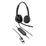 HP Poly Mission 425 Stereo USB Wired Headset (Bulk)