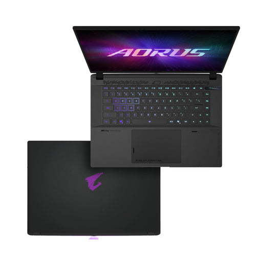 GIGABYTE AORUS MASTER 16 6YJM5USE64SH laptop AMD Ryzen™ 9 9955HX3D 40.6 cm (16") WQXGA 16 GB DDR5-SDRAM 1 TB SSD NVIDIA® GeForce RTX™ 5080 Laptop GPU Wi-Fi 7 (802.11be) Windows 11 Home Black
