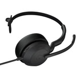 Jabra Evolve2 50 Headset Wired Head-band Office/Call center USB Type-C / USB Type-A Bluetooth Black