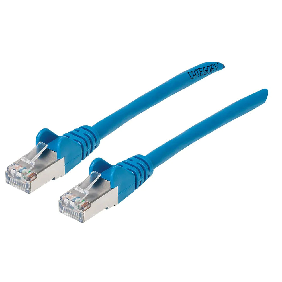 Intellinet IEC-C6AS-BL-1.5 networking cable Black 1.5 m Cat6a S/FTP (S-STP)