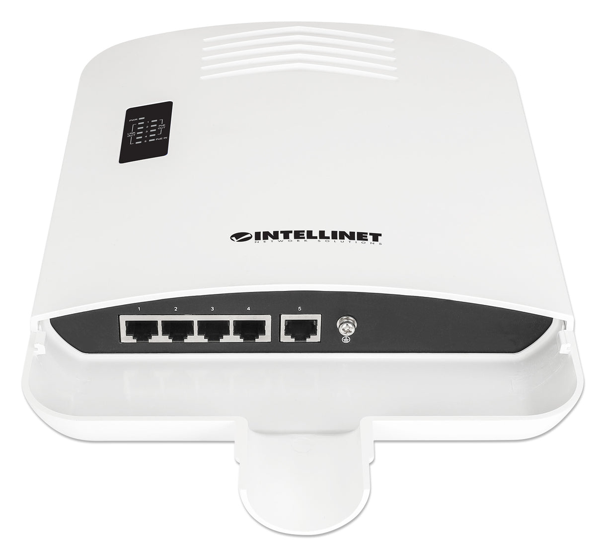 Intellinet Outdoor PoE-Powered 5-Port Gigabit Switch with PoE Passthrough / 4-Port PoE+ Extender