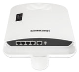 Intellinet Outdoor PoE-Powered 5-Port Gigabit Switch with PoE Passthrough / 4-Port PoE+ Extender