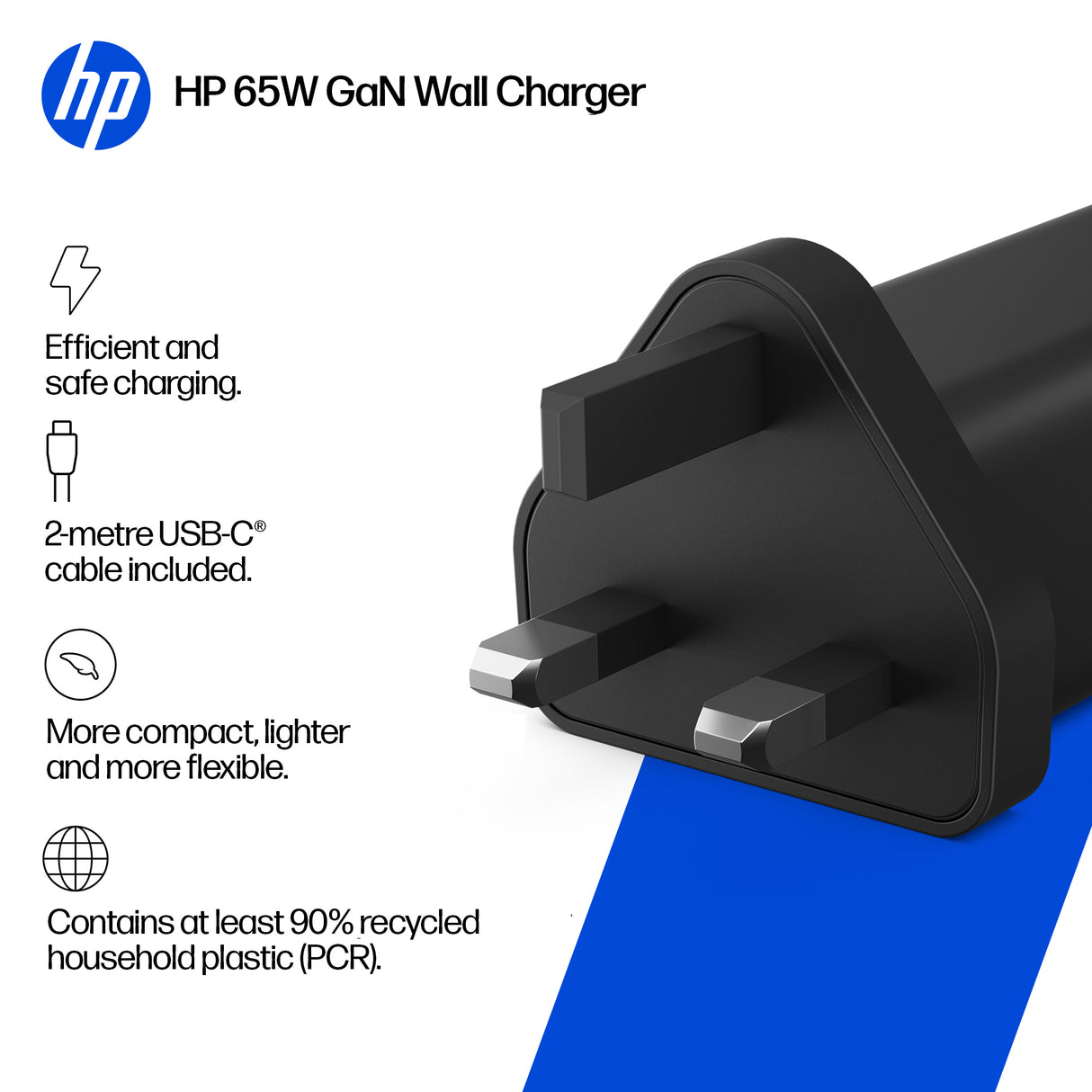 HP 65W GaN Wall Charger