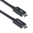 StarTech.com 2.6ft (80cm) Thunderbolt 5 Cable, 80Gbps/Up to 120Gbps, 240W PD, 8K 60Hz, Certified Thunderbolt Cable - Compatible w/Thunderbolt 4/USB4/USB-C