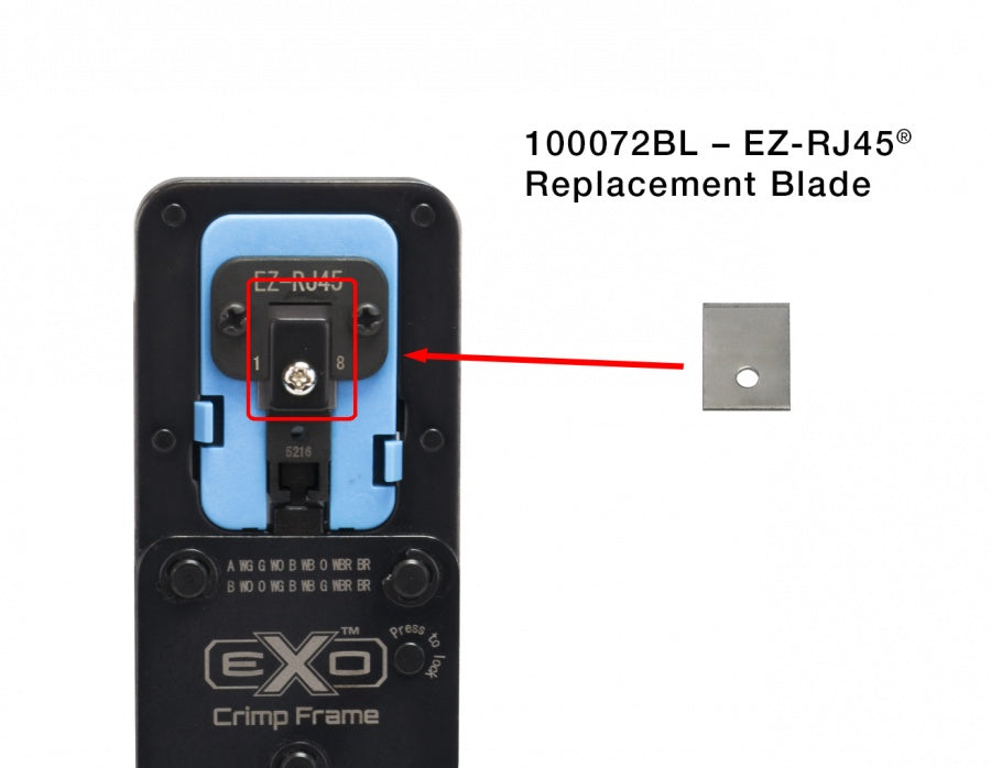 Platinum Tools EZ-RJ45 Die Replacement Blade 4 pc