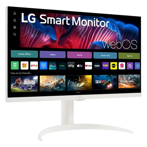 LG 32SR75U-W computer monitor 81.3 cm (32") 3840 x 2160 pixels 4K Ultra HD White