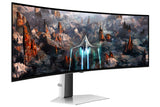 Samsung LS49CG932SNXZA computer monitor 124.5 cm (49") 5120 x 1440 pixels Dual QHD OLED Silver