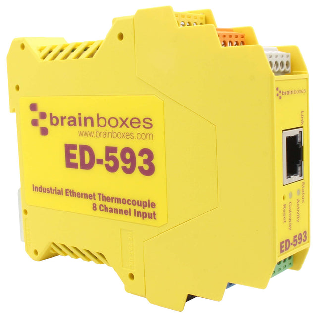 Brainboxes ED-593 network switch Unmanaged Fast Ethernet (10/100) Multicolour