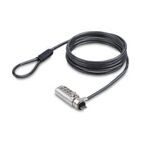 StarTech.com Slim Lock Nano Slot Compatible, 5ft/1.5m Locking Cable, Anti-Theft Security For Laptop/Notebook Computer, Cut-Resistant Steel Cable, 4-Digit Lock, TAA