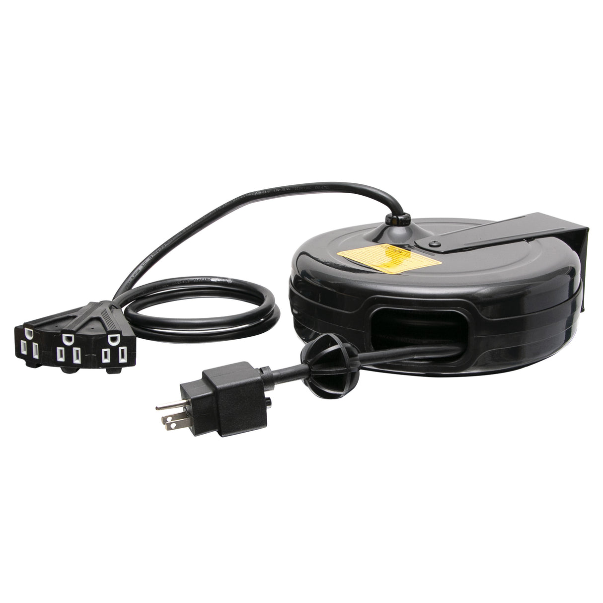 Middle Atlantic FlexViewTM Conferencing Cart with HuddleSHOT FC 15' NEMA 5-15P Cable Retractor