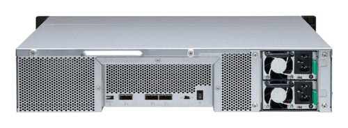 QNAP TL-R1200S-RP storage drive enclosure HDD/SSD enclosure Black, Grey 2.5/3.5"