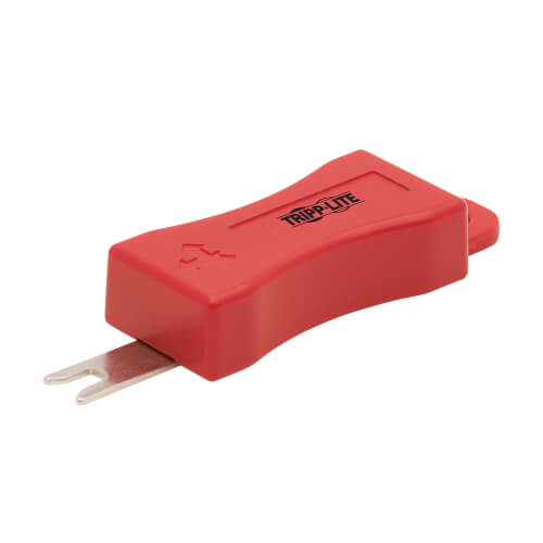Tripp Lite Security Key for RJ45 Plug Locks and Locking Inserts, Red 2pack