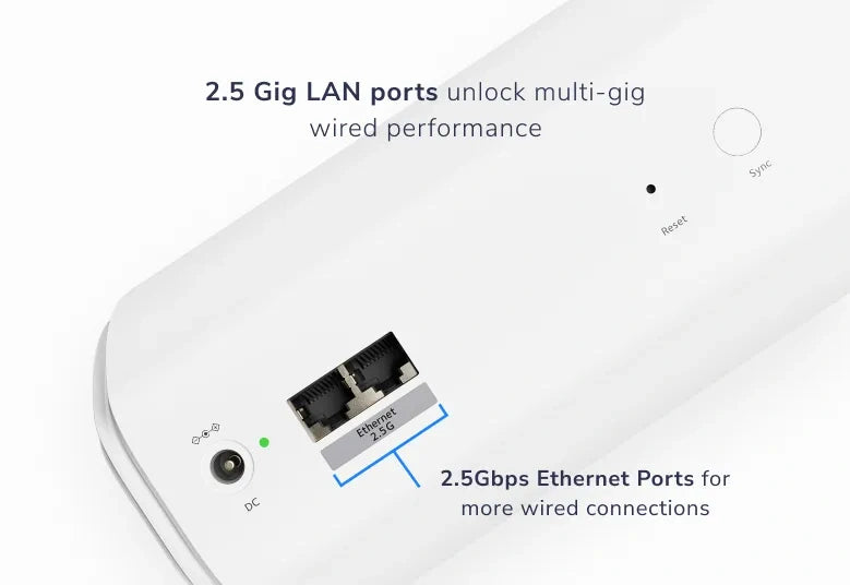NETGEAR Orbi 770 Tri-band (2.4 GHz / 5 GHz / 6 GHz) Wi-Fi 7 (802.11be) White 2 Internal