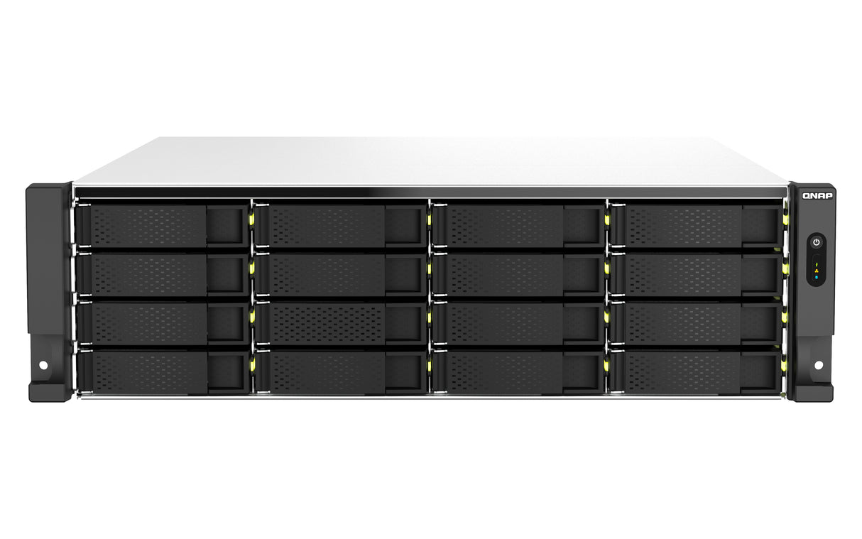 QNAP TS-h2287XU-RP NAS Rack (3U) Intel Xeon E E-2336 32 GB DDR4 0 TB QuTS hero Black, White